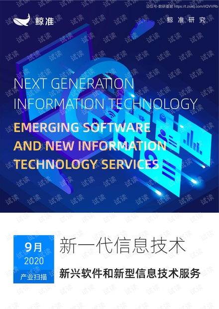 新一代信息技術產業 新興軟件與新型信息技術服務發展趨勢分析（2020）